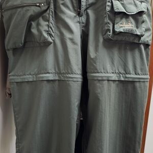 Cabela's Olive Green Men's Cargo Pants with Flap Pockets